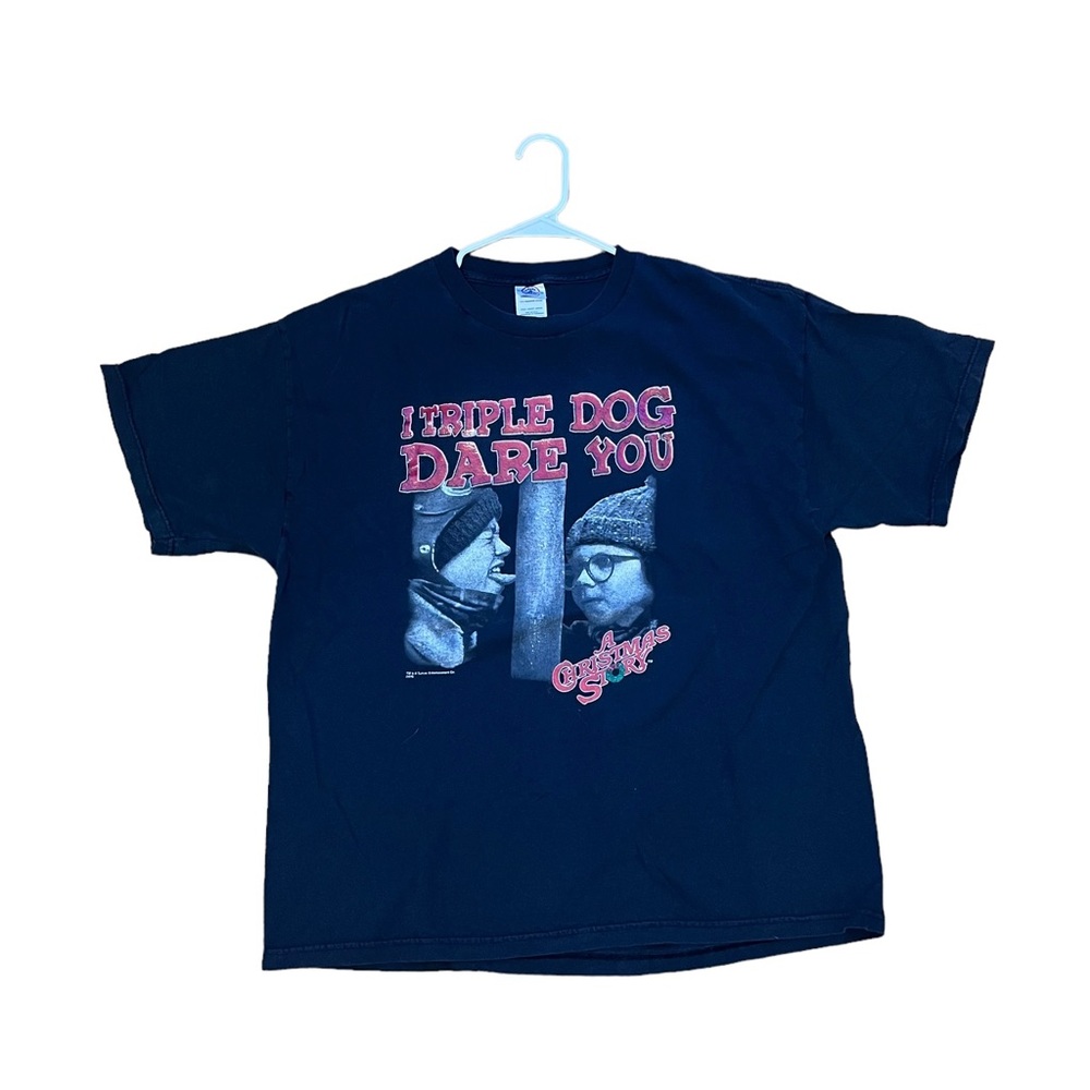 Vintage XL Delta Pro Weight A Christmas Story Graphic T-Shirt